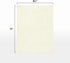 LUXPaper 8.5" x 11" Classic Linen Paper | Letter Size | Natural White | 70lb. Text | 50 Qty...