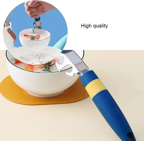 Anti-Hot Plate Gripper, Hot Dish Clip, Bowl Clip, Pan Dish, Plate Clipper Stainless Steel,Anti-scalding Clip for Lifting Hot Plate or Bowls with F...