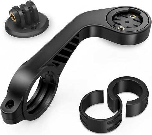 TUSITA Out Front Mount Compatible with Garmin Edge GPS Bike Computer, XOSS G/G+, iGPSPORT - Cycling Handlebar 25.4mm 31.8m...