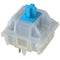 GATERON KS-3X1 Milky Blue Clicky Keyboard Switches, Full Milky Through-Hole LED 5 Pin Key Switches Compatible for MX Mechanical Keyboard (35PCS)...