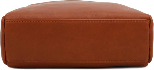 FashionPuzzle Triple Zip Small Crossbody Bag...