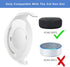 Echo Dot Wall Mount Holder for Echo Dot 3rd Generation, Space-Saving Accessories with Built-in Cable Management and Sticking Tape or Drill Nail - ...
