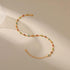 18K Gold Plated Anklet, Adjustable Bohemian Square Coloured Zirconia Anklet, Beach Holiday Jewellery For Women...