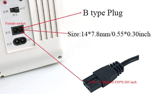 Cigar Plug 12V 5A DC Power Cable Cord fr Car Cooler Box Mini Fridge Mobicool NFA...