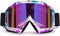 Motorcycle Goggles ATV Goggles Motocross Goggles Windproof Dirt Bike Goggles Dustproof Off Road Goggles Scratch Resistant PU Helmet MX Goggles Ski...