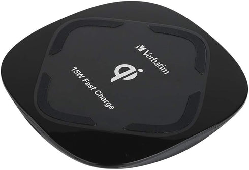 Verbatim 15W Wireless Charger (No AC Adapter) Compatible with All Qi-Enabled Phones...