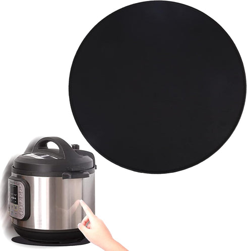 Sliding Mats for Ninja Foodi and Instant Pot,Kitchen Appliance Sliding Round Mats,Slide Mats for Moving Small Appliances Coffee Makers, Pressure C...