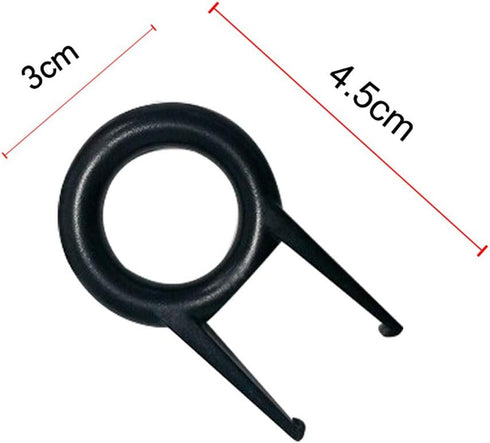 lasenersm 6 Pieces Mechanical Keyboard Keycap Puller Key Puller Key Cap Remover Keyboard Fixing Tool for Mechanical Keyboard, Black...