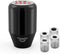 (Black) 6 Speed Weighted Manual Automatic Gear Shifter Shift Knobs Lever with 4 Adapters Fit Compatible with Manual Cars Most Automatic Cars...