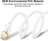 Yauhody CAT8 Ethernet Cable 3FT 2 Pack, 40Gbps High Speed SFTP 2000MHz Gigabit Internet Network LAN Patch Cord with Gold Plated RJ45 Connector for...