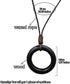 Long Wooden Pendant Necklaces for Women Black Boho Handmade Necklace for Sweater...