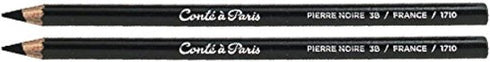 Conté à Paris Artists' Pencils Pierre Noire 3B (Pack of 2)...