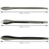 8pcs Stainless Steel Laboratory Micro Spoon Reagent Scoop Laboratory Mixing Spatula Set for Deep Bottles and Jars Silver...