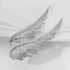 Crystal Angel Wings Brooch Pins,Elegant Rhinestone Feather Wings Lapel Pin Suit Coat Breastpin for Women Men Wedding Party Jewelry Gitfs...