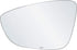 exactafit 8114L Driver Side Mirror Glass Replacement Repair Compatible With VW Volkswagen Passat Jetta CC Eos...