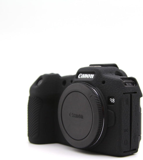 R8 Camera Case, BMAOLLONGB Fullbody Thin Lightweight Silicone Camera Skin Body Rubber Cover Case for Canon Eos R8 (Black)...