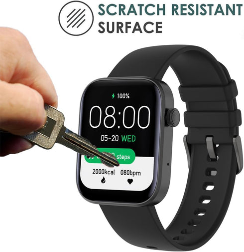 6 Pack Compatible with Cvutgf P43F 1.8” Smart Watch Screen Protector Film for MASVVPI P43 1.9 Inch Smartwatch Screen Protectors Foils Screen Cover...