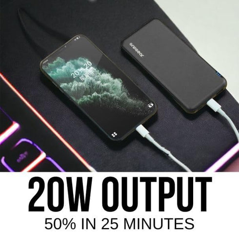 Grip Gear 10000mAh12V Output ! Portable Charger, Power Bank, Battery Pack with USB c Cable - Battery Pack Compatible with iPhone,Android etc(Black...