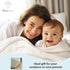 Organic Cotton Knitted Baby Blanket for Crib/Cot, Ultra Soft & Warm, Thick but Very Light, for Baby (40x32 in) - Rabbit...