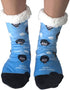 ooohyeah Unisex Cozy Slipper Socks, Funny Bob Ross Fuzzy House Slippers for Women & Men, Sherpa Warm Cute Indoor Non-Slip Socks...