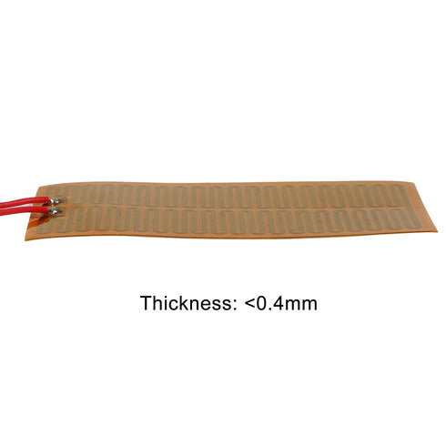 15pcs 45mmx100mm Film Heater Plate Adhesive Pad, PI Heating Elements Film 24V 30W Strip Heater Adhesive Polyimide Heater Plate (24V 30W 45mmx100mm...