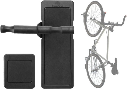 maxfind Bike Rack Garage Wall Mount Bicycles Storage System Vertical Bike Hook for Indoor?Wood grain wall hanging?Blcak?...