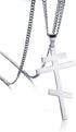 VNOX Stainless Steel Religious Russian Orthodox Cross Pendant Necklace for Men Women...