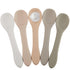 5 Pieces Silicone Baby Spoons Kids Utensils Self Feeding Supplies First Stage Baby Heat Resistant Food Spoon Safe Infant Baby Spoon for Over 6 Mon...