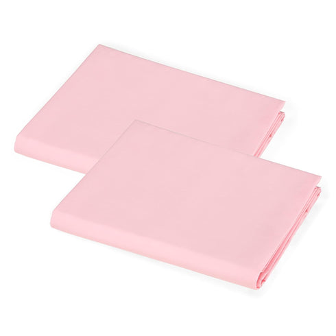 American Baby Company 2-Pack 100% Natural Cotton Percale Standard Daycare/Pre-School Cot Sheet, Pink, 23" x 51", Soft Breathable, for Boys and Gir...