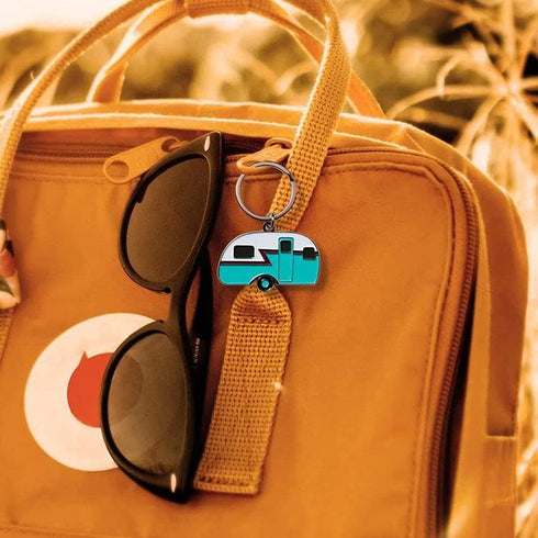 tenghong2021 Camper Keychain Happy RV Keyring Set Camping Gifts for Men Women Teenager Travel Trailers Vacation...