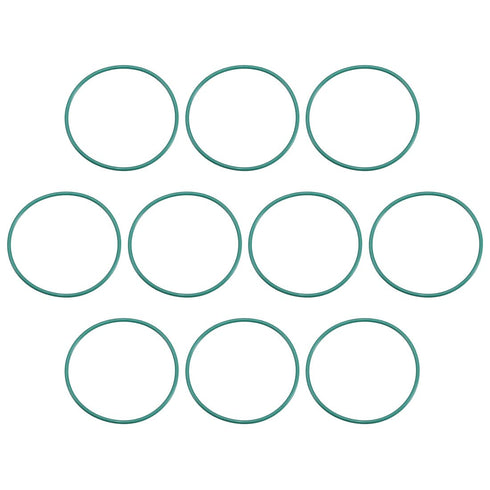 uxcell Fluorine Rubber O-Rings, 28mm OD 26mm ID 1mm Width FKM Seal Gasket for Machinery Plumbing, Green, Pack of 10...
