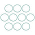 uxcell Fluorine Rubber O-Rings, 28mm OD 26mm ID 1mm Width FKM Seal Gasket for Machinery Plumbing, Green, Pack of 10...