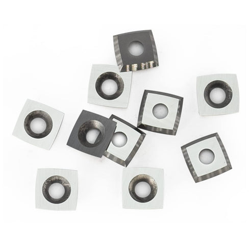11mm Square Carbide Inserts Cutters Knives Blades with 2” Radius 11×11×2.0mm-R50-30°for Woodworking Spiral/Helical Planer Cutter Head or Lathe Tur...