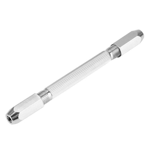 0-3mm Double End Hand Drill, Mini Micro Manual Gimlet Double End Pin Vice Drill Hand Drilling Tool for Drilling Wood,...
