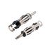 3PCS DIN Plug Crimp Connector Straight Adapter FM/AM Car Radio Antenna Connection DIN Plug Lantern Adapter for Cable RG58 RG174 FM/AM Digital Radi...
