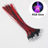 20pcs/lot DC12V F5mm 20cm Round Pre-Wired Water Clear LED Light Lamp Bulb Prewired Emitting Diodes for DIY Home Decoration (RGB Fast)...