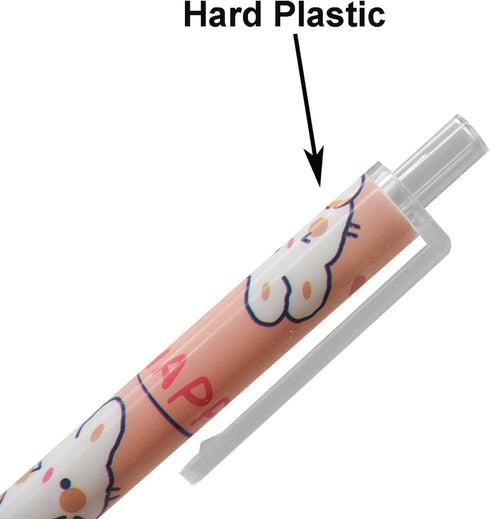 Maydahui 12PCS Rabbits Carrots Gel Pen Cute Cartoon Pens Retractable Printing Pen Black Ink for Students Office School Supply...