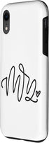 iPhone XR White phone case, cute wedding gift, bride gifts JLZ014 Case...