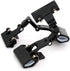 2 PCs Adjustable, Foldable, and Twistable Copy Holder Clip - Easel Accessory - Double Head Painting Clip - Easel Accessory, Black, M-Size...