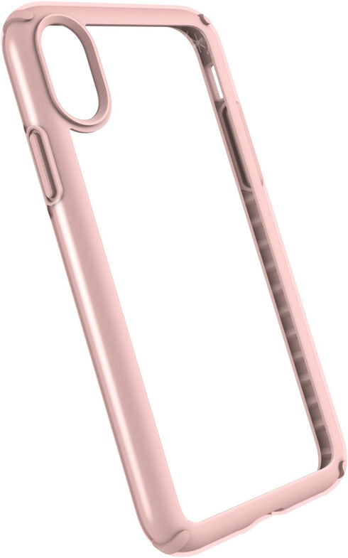 Speck Products Presidio Show iPhone Xs/iPhone X Case, Clear/Rose Gold...