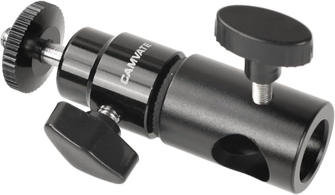 CAMVATE Light Stand Mount Articulated 1/4''-20 Mini Ball Head for Monitor/LED light - 1952...