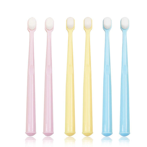 EasyHonor Baby & Toddler Toothbrush for Age 4-12 Years Old, Extra Soft With 10000 Soft Floss Bristle for Baby Gum Care (6Pcs)...