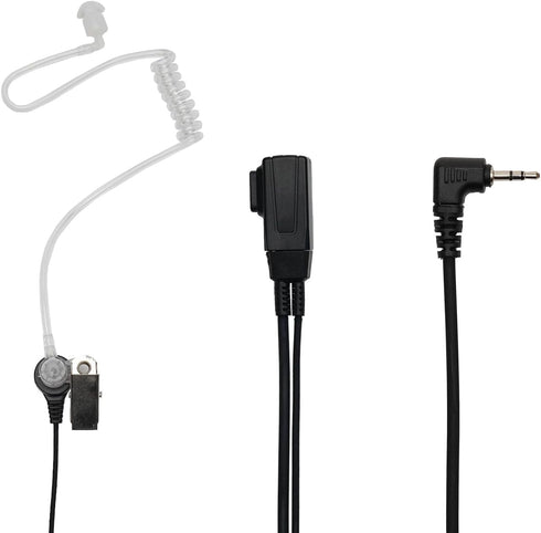 Acoustic Tube Earpiece Headset with PTT Mic Compatible with Uniden GMR 2 MOICO M880 T228 T328 T388 GMR5089-2CKHS GMR1636-2C Walkie Talkie Two Way ...