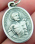 Silver Tone Saint St Dismas The Good Thief Medal Pendant, 1 Inch...