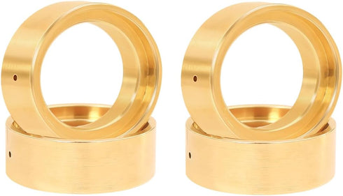 35g/pcs Brass Beadlock Clamp Wheel Weights Inner Rings for 1/18 RC Crawler TRX4M Stock Tires Upgrade...