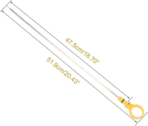 3mirrors Engine Oil Dipstick Compatible with Ford F150 11-14 F-150 OE br3z6750a for 5.0L-V8 Engine...