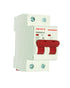 DC Miniature Circuit Breaker 6A 500V 2 Pole, DIN Rail Mount DC Circuit Breaker for Battery and Solar System, Red...