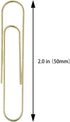 Large Paper Clips, Gold Paper Clips, 2 Inch Paper Clip, Jumbo Paperclips 100/Pack...