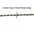HAHIYO Purse Chain Strap Length 55.1 inches Bright Silver for Shoulder Cross Body Sling Purse Handbag Clutch Replacement Strap Comfortable Flat 0....