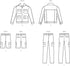 McCall's Men's Collared Jacket, Shorts and Pants Sewing Pattern Packet, Design Code M8393, Sizes 34-36-38-40-42...
